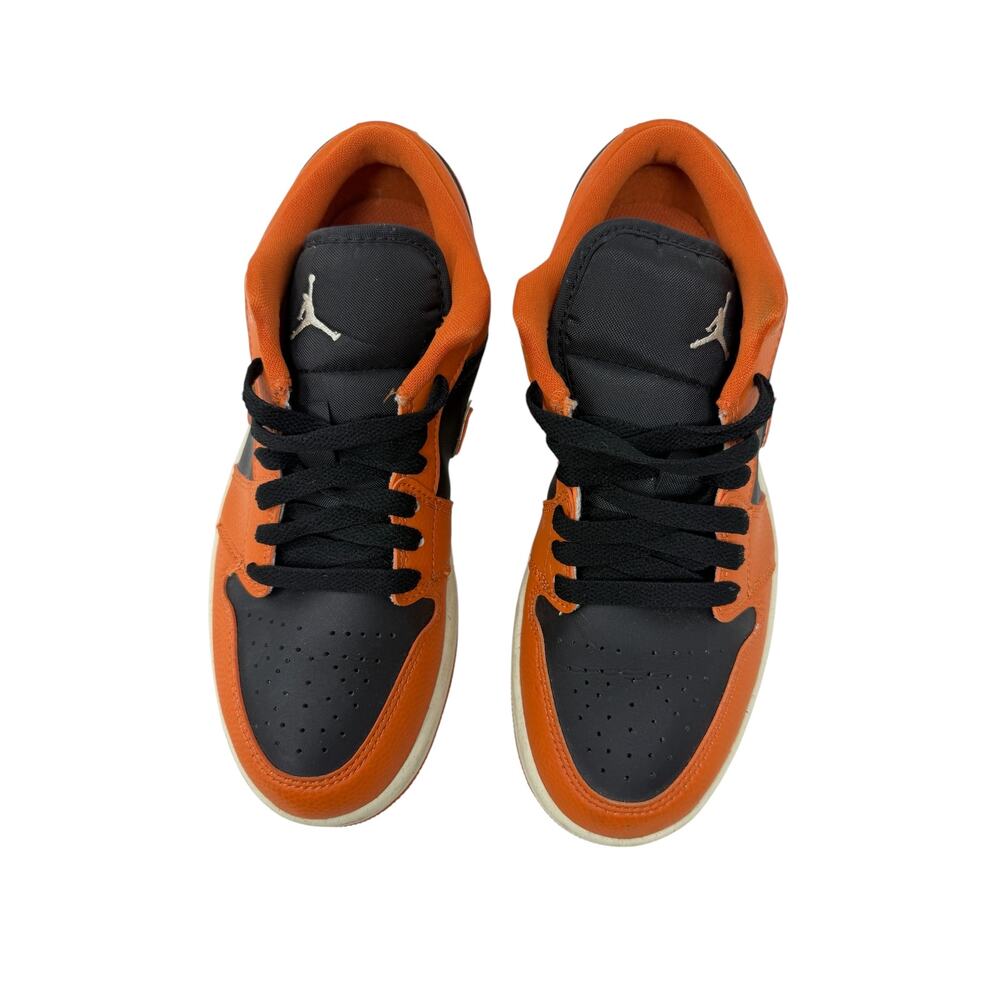 Nike Air Jordan 1 Low SE Sport Spice Black Orange Sneakers Women’s 7 - Picture 2 of 12